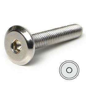 TORNILLO EMBELLECEDOR CEGAS CABEZA PLANA ALLEN M6/M8 NÍQUEL. ELEGIR LARGO. LARGO 10MM DIÁMETRO 6MM