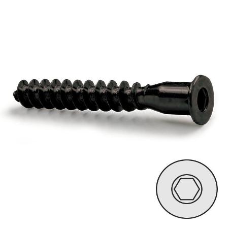 TORNILLO AUTORROSCANTE ROSCA MADERA, ALLEN PAVONADO 7-50 CABEZA PLANA CON PUNTA