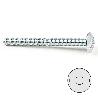TORNILLO TIRADOR AUTOCORTANTE ZINCADO 4-45 (CAJA 100)