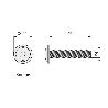 TORNILLO TIRADOR COMBO ZINCADO 4-25 (CAJA 100)