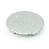 TAPA EMBELLECEDORA METAL Ø18 NIQUELADA  PARA COLGADOR OCULTO.