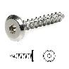 TORNILO EMBELLECEDOR CABEZA PLANA TEGAS 6,3 LARGO 80MM DIÁMETRO 6.3