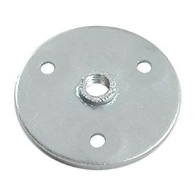PLACA METAL RED D46 ROSCA M10 ZINCADO P/PATA