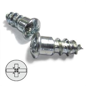TORNILLO CAZOLETA D6,2-12 CAB.9 ZINCADO CON PUNTA (LARGO TOTAL 18,5MM.)