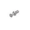 TORNILLO SOPORTE CAZOLETA M4X8 ZINCADO S/PUNTA (CAJA 10000)