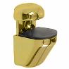 SOPORTE ESTANTE REGULABLE MINI PARA CRISTAL ACABADO ORO