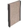 PERFIL TIRADOR ALUMINIO CAPRI 2,70 ACABADO GRIS (CAJA 2)
