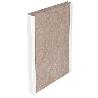 PERFIL TIRADOR ALUMINIO CAPRI 2,70 ACABADO PLATA MATE (CAJA 2)