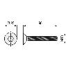 TORNILLO ROSCA METAL ALLEN DIN 7991 NEGRO METRICA M-10 LARGO 90MM