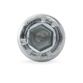TORNILLO ROSCA METAL ALLEN  DIN 912 ZINC METRICA M-4 LARGO 25MM