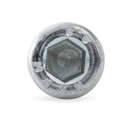 TORNILLO ROSCA METAL ALLEN  DIN 912 ZINC METRICA M-4 LARGO 25MM
