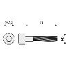 TORNILLO ROSCA METAL ALLEN DIN 912 NEGRO METRICA M-12 LARGO 50NM