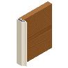 PERFIL TIRADOR ATENEO 2,75M SP19 PLATA MATE, BLANCO MATE, NEGRO ACABADO BLANCO MATE (CAJA 2)