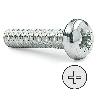 TORNILLO ROSCA METAL CABEZA ALOMADA DIN METRICA M-6 LARGO 80MM