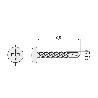 TORNILLO BROCA  ROSCA CHAPA CABEZA REDON LARG.R/CHAPA 32MM Ø ROSCA CHAPA 4.2MM (CAJA 200)