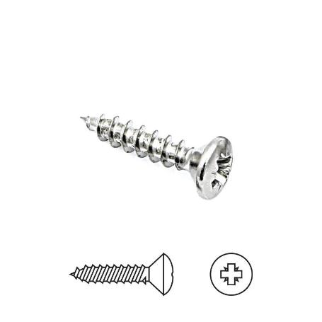 TORNILLO ROSCA MADERA CABEZA GOTA-SEBO P LARGO 17MM DIÁMETRO 3.5MM (CAJA 1000)