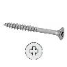 TORNILLO MADERA CABEZA PLANA POZIDRIV 5-80 +++ ROSCA PARCIAL (CAJA 200)