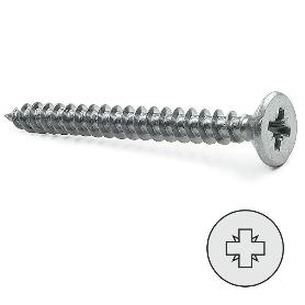 TORNILLO MADERA CABEZA PLANA POZIDRIV 3-20 +++ (CAJA 2000)