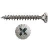 TORNILLO ROSCA MADERA CABEZA PLANA POZIDRIV SPAX INOXIDABLE LARGO 16MM DIÁMETRO 3.5MM (CAJA 1000)