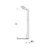 SOPORTE COLGADOR A50 L50 PLATA MATE (CAJA 500)