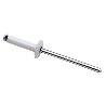 REMACHE ALUMINIO CABEZA ALOMADA LACADO B LARGO 8MM Ø ROSCA CHAPA 4MM