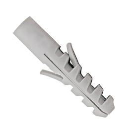 TACO DOS PATAS NYLON GRIS LISO MED.TACO 6-30 (CAJA 100)