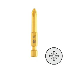 PUNTA ATORNILLAR MANGO 1/4 TITANIUM PZ 50MM PUNTA ATORNILL PZ3