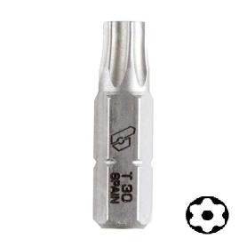 PUNTA ATORNILLAR MANGO 1/4 TORX SEGURIDAD 25MM PUNTA ATORNILL TX20