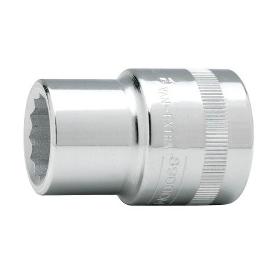 LLAVE VASO CUADRADILLO 3/4 BOCA BIHEXAGONAL SERIE CORTA METRICA M-22
