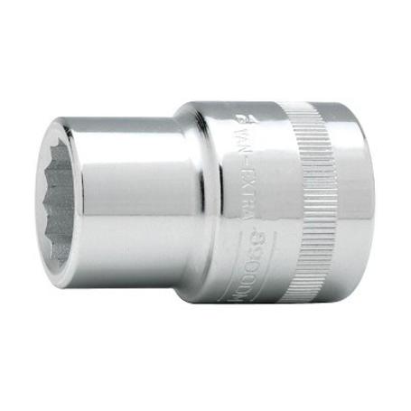 LLAVE VASO CUADRADILLO 3/4 BOCA BIHEXAGONAL SERIE CORTA METRICA M-27