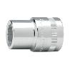 LLAVE VASO CUADRADILLO 3/4 BOCA BIHEXAGONAL SERIE CORTA METRICA M-27