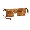 PORTAHERRAMIENTAS CUERO BOLSA DOBLE