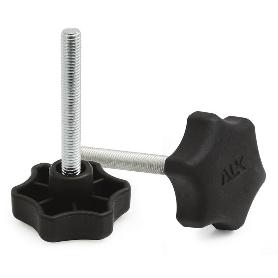 MANDO/NIVELADOR TOMMY D49 NEGRO M8X60 L85