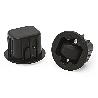 BASE FIJA EMBUTIR CASSONE A-2 ARO DE GOMA Ø20 NEGRO