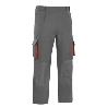 PANTALON MULTIBOLSILLO BICOLOR REFORZADO TALLA 38-64 ROPA BICOLOR GRIS ROJO TALLAJE TALLA 48