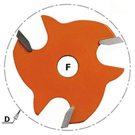 FRESA CIRCULAR PARA MADERA RANURA 2,5MM 822.325.11