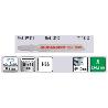 5 HOJA CALAR CHAPA EXTRA FINA 5511 T118G METAL EXTRA FINO(0.9-1.2).28 DIENTES