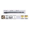 5 HOJAS CALAR MAD/BASTO/CURVO 5504 T244D GROSOR 8-60. 4 DIENTES
