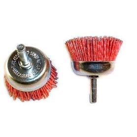 CEPILLO TAZA NYLON ROJO 75MM RATIO