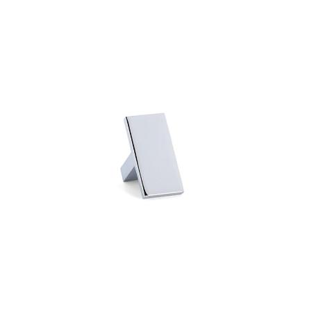 TIRADOR ALUMINIO MODELO TAURO. ACABADOS NEGRO MATE Y CROMO ACABADO CROMO DISTANCIA 0MM-1 AGUJERO