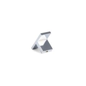 TIRADOR ALUMINIO MODELO TAURO. ACABADOS NEGRO MATE Y CROMO ACABADO CROMO DISTANCIA 96