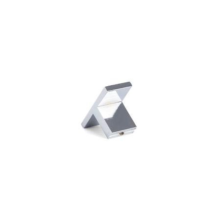 TIRADOR ALUMINIO MODELO TAURO. ACABADOS NEGRO MATE Y CROMO ACABADO CROMO DISTANCIA 96