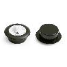 RODILLO GIRATORIA RIDA D54-40MM PLÁSTICO NEGRO  ARO Ø15 PLAST., CARGA 50KG RUEDA