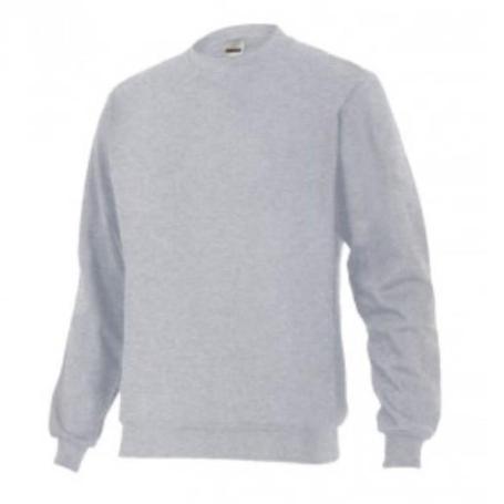 SUDADERA UNISEX CUELLO REDONDO VARIOS COLORES TALLA M-XXL COLOR ROPA GRIS CLARO TALLA M