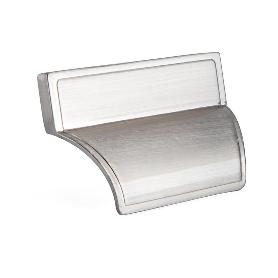 TIRADOR ZAMAK MODELO HOZ DISTANCIA 32 ACABADO EFECTO INOX