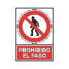 SEÑAL 410 PLAST.420X300 PROHIB.EL PASO