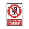 SEÑAL 428 PLAST.420X297 MONT.NO PERS. MONTACARGAS PROHIBIDO EL USO A PERSONAS