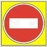 SEÑAL 456 PLAST.245X245DIREC.PROHIBIDA