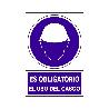SEÑAL 600 PLAST.420X297 OBLI.USO CASCO ES OBLIGATORIO EL USO DEL CASCO