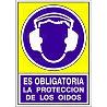 SEÑAL 623 PLAST.295X210OBL.PROTEC.OIDO ES OBLIGATORIO LA PROTECCION DE LOS OIDOS
